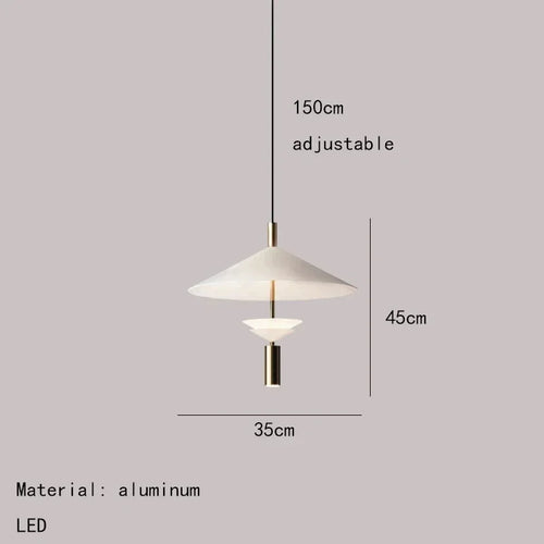 Modern designer pendant light for living room and decorative restaurant - vue 10 sur 14