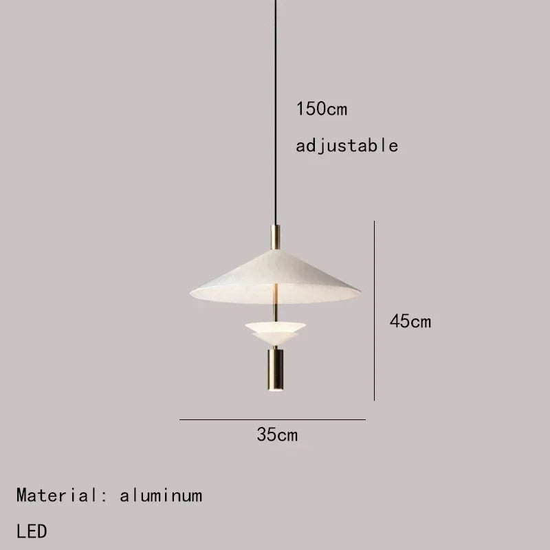 Modern designer pendant light for living room and decorative restaurant - vue 9 sur 14