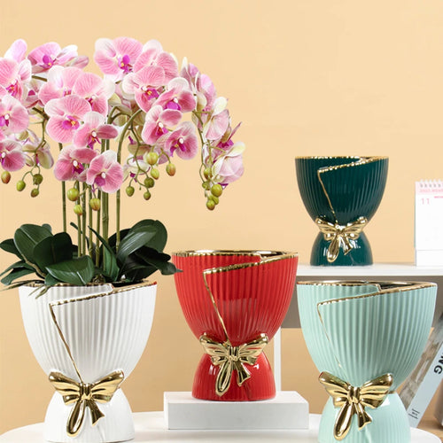 ceramic vase for decoration and artistic gifts - vue 2 sur 11