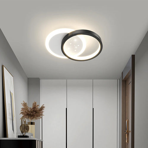 Modern minimalist LED ceiling light for outdoor use