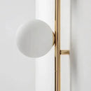 Long LED wall light with cable plug