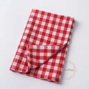 Gingham cotton table napkin small check kitchen linen