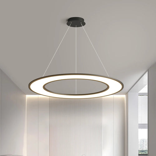 Ultra-slim modern LED ceiling light for decorative indoor lighting - vue 2 sur 18