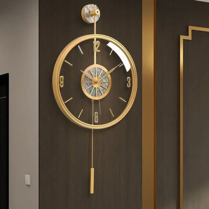 modern luxury silent wall clocks for creative decoration