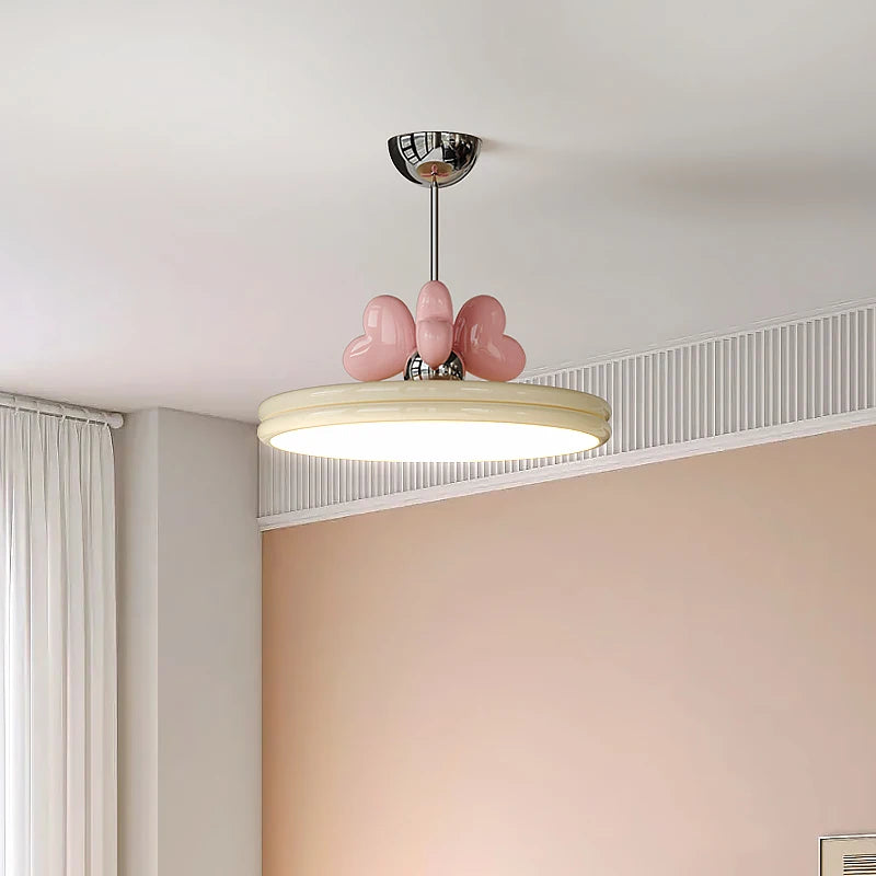 Dimmable girly chandelier for personalised lighting