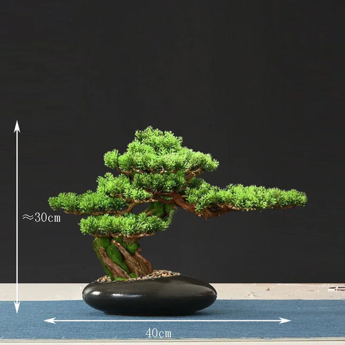 Chinese style artificial bonsai tree for indoor and outdoor decor - vue 23 sur 22