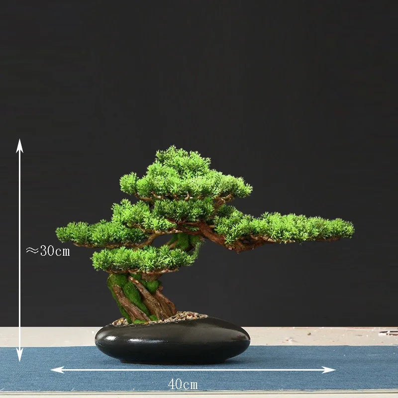 Chinese style artificial bonsai tree for indoor and outdoor decor - vue 22 sur 22