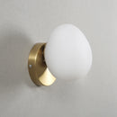 Modern ceiling light with white acrylic shade for dining room and home decor