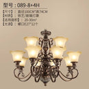 Nordic vintage-style chandelier for elegant indoor lighting