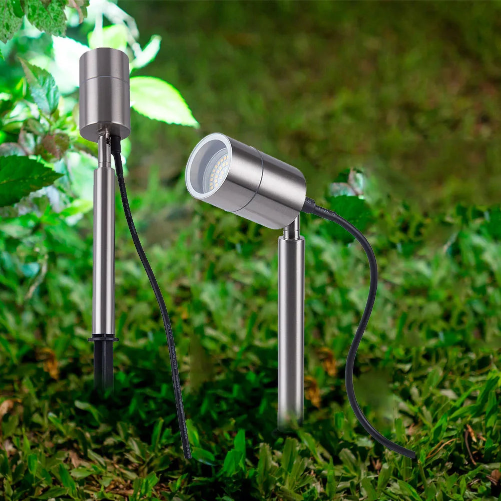 Stainless steel chandelier for outdoor garden lighting
