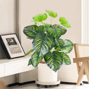 Large artificial tropical banana leaf plant for indoor and outdoor decoration