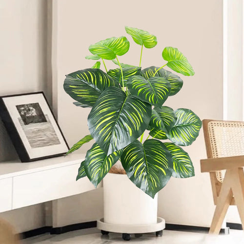 Large artificial tropical banana leaf plant for indoor and outdoor decoration - vue 3 sur 8