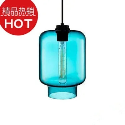 Modern transparent glass pendant chandelier with elegant design - vue 26 sur 28