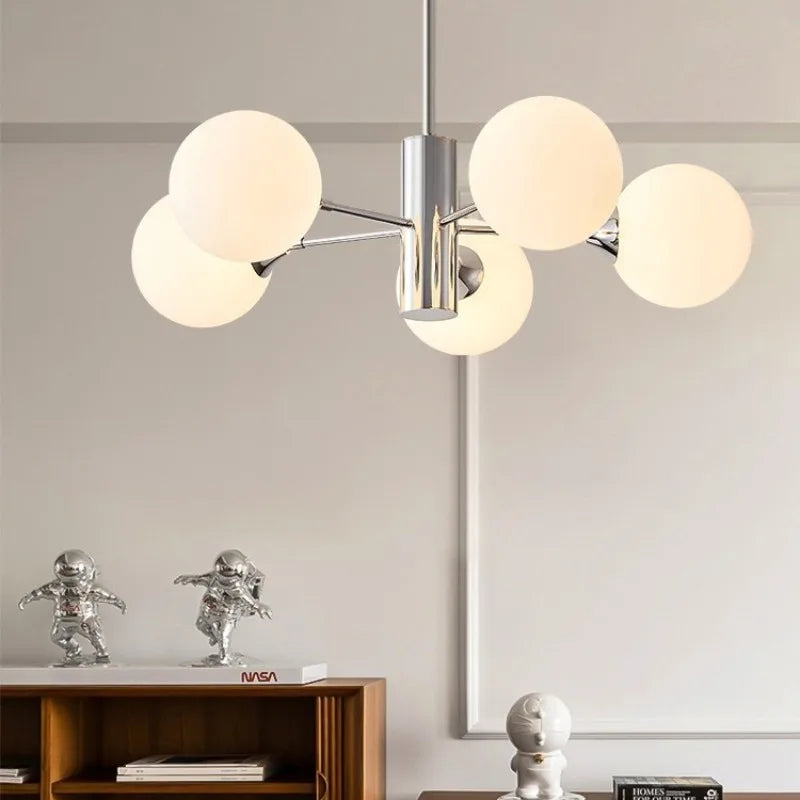 Nordic retro designer magic bean chandelier for various spaces