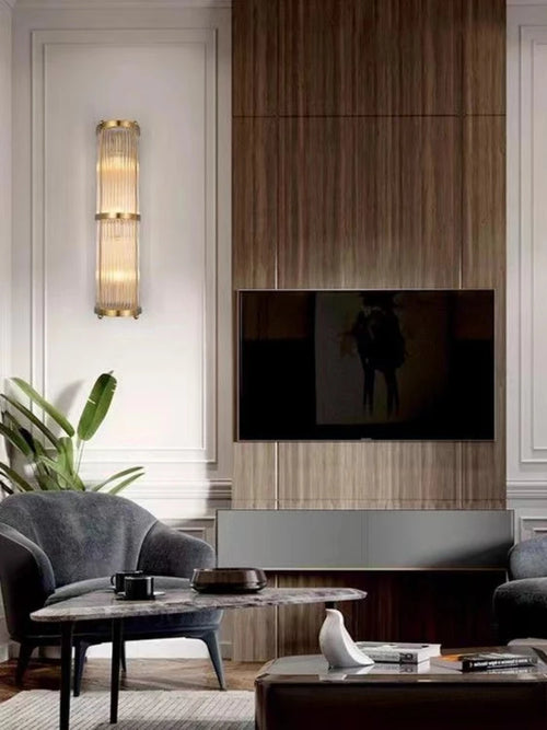 Luxury style crystal wall lamp for an elegant atmosphere - vue 3 sur 10