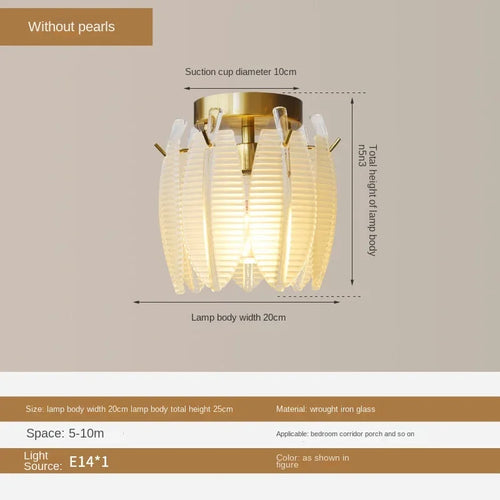 Lightweight crystal glass chandelier for modern lighting - vue 26 sur 30