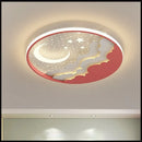 modern star moon led ceiling light for decoration and reading