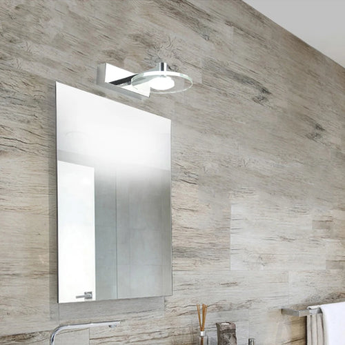 Waterproof anti-fog acrylic LED mirror wall light