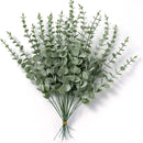 Set of 20 artificial eucalyptus stems for festive decorations