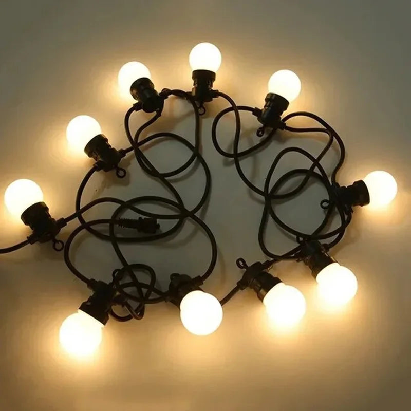 Waterproof LED string lights for camping and parties