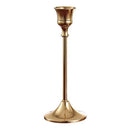 Brass gold candlestick set for festive decorations