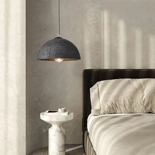 Modern wabi-sabi chandelier for elegant and minimalist interior decor - vue 4 sur 11