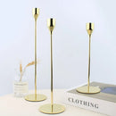 Metal conical candle holder for events and elegant decorations