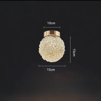 Modern luxury k9 crystal flower pendant light