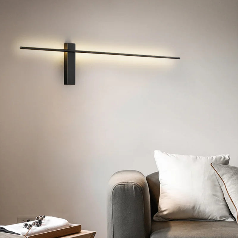 Minimalist copper wall light for postmodern lighting - vue 8 sur 8
