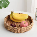 woven storage tray water hyacinth baskets for serving and storage