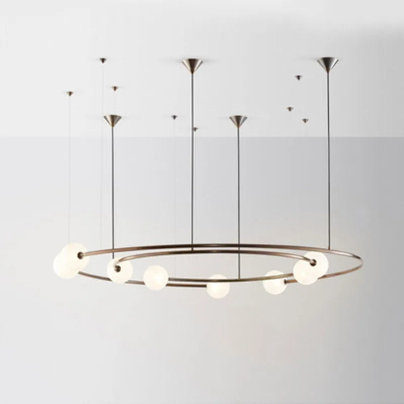 Nordic design glass pendant light for creative interiors