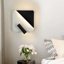modern wall light with designer switch rotary backlight