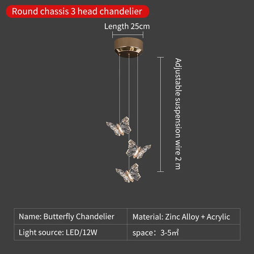 suspension en cristal nordique avec éclairage moderne décoratif - vue 12 sur 18