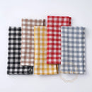 Gingham cotton table napkin small check kitchen linen