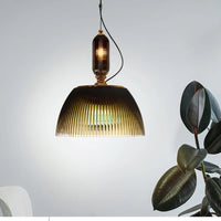 Retro glass pendant light for modern and cosy lighting