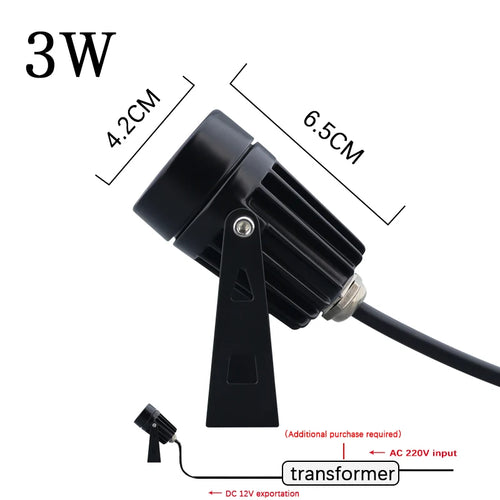 Waterproof LED lamp for outdoor garden and path lighting - vue 16 sur 15