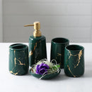decorative ceramic bathroom set with accessories