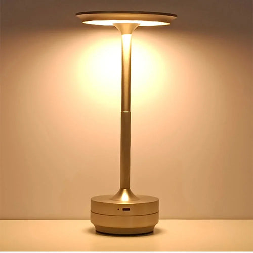rechargeable touch led table lamp for decoration and reading - vue 2 sur 12