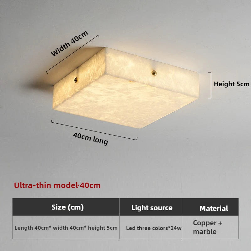 Modern Chinese style copper ceiling light for elegant interiors