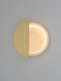 Elegant and modern copper wall light with LED