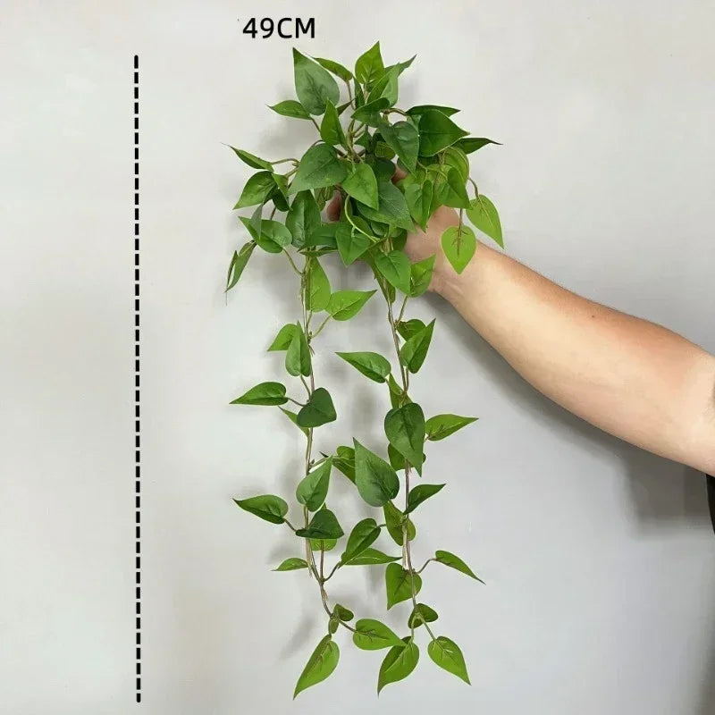 Plastic watermelon leaves for indoor and outdoor decoration