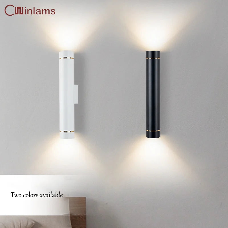 modern aluminum wall light for elegant interior lighting