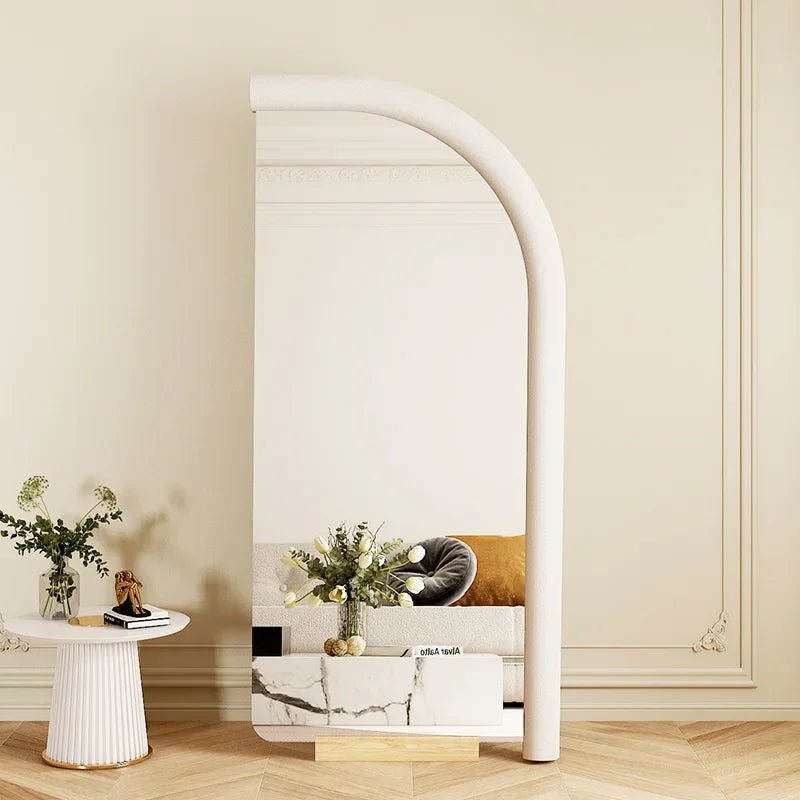 Luxury asymmetrical designer wall mirror for interior decor