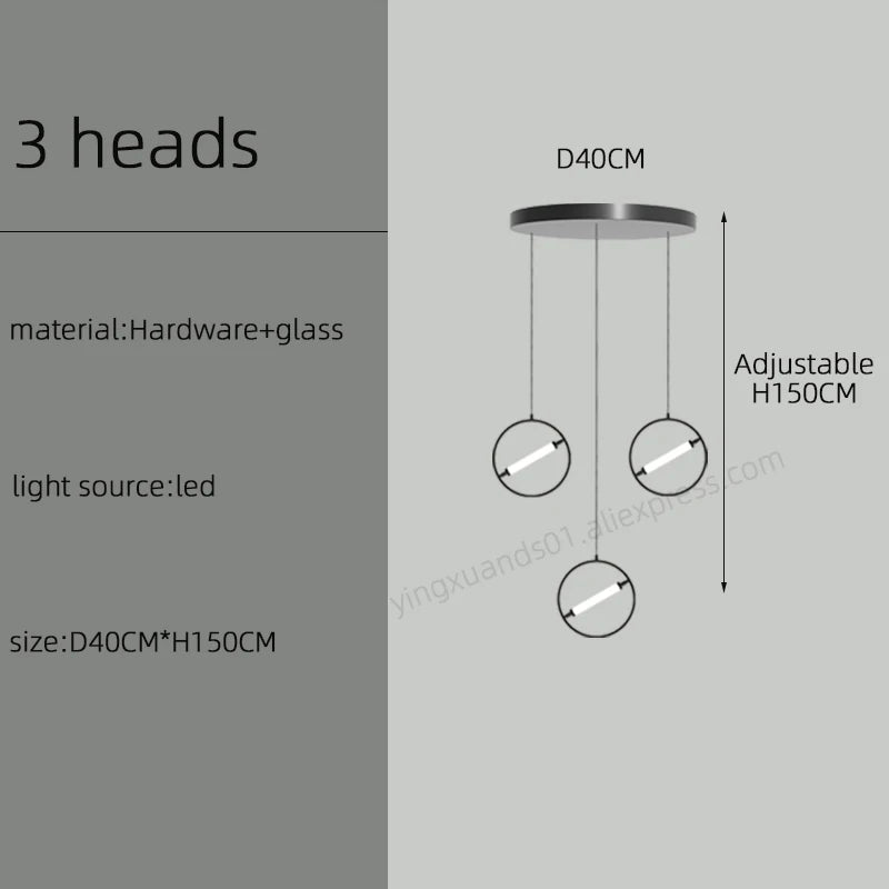 lustre à led moderne pour un éclairage nordique élégant
