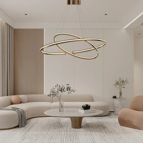 Modern design LED pendant lamp for indoor use - vue 5 sur 12