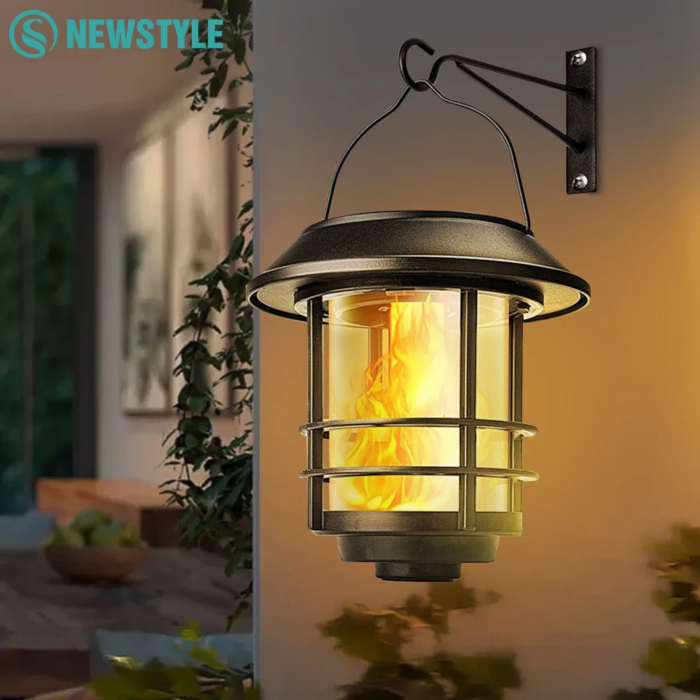 Outdoor solar lights for decorative garden lighting