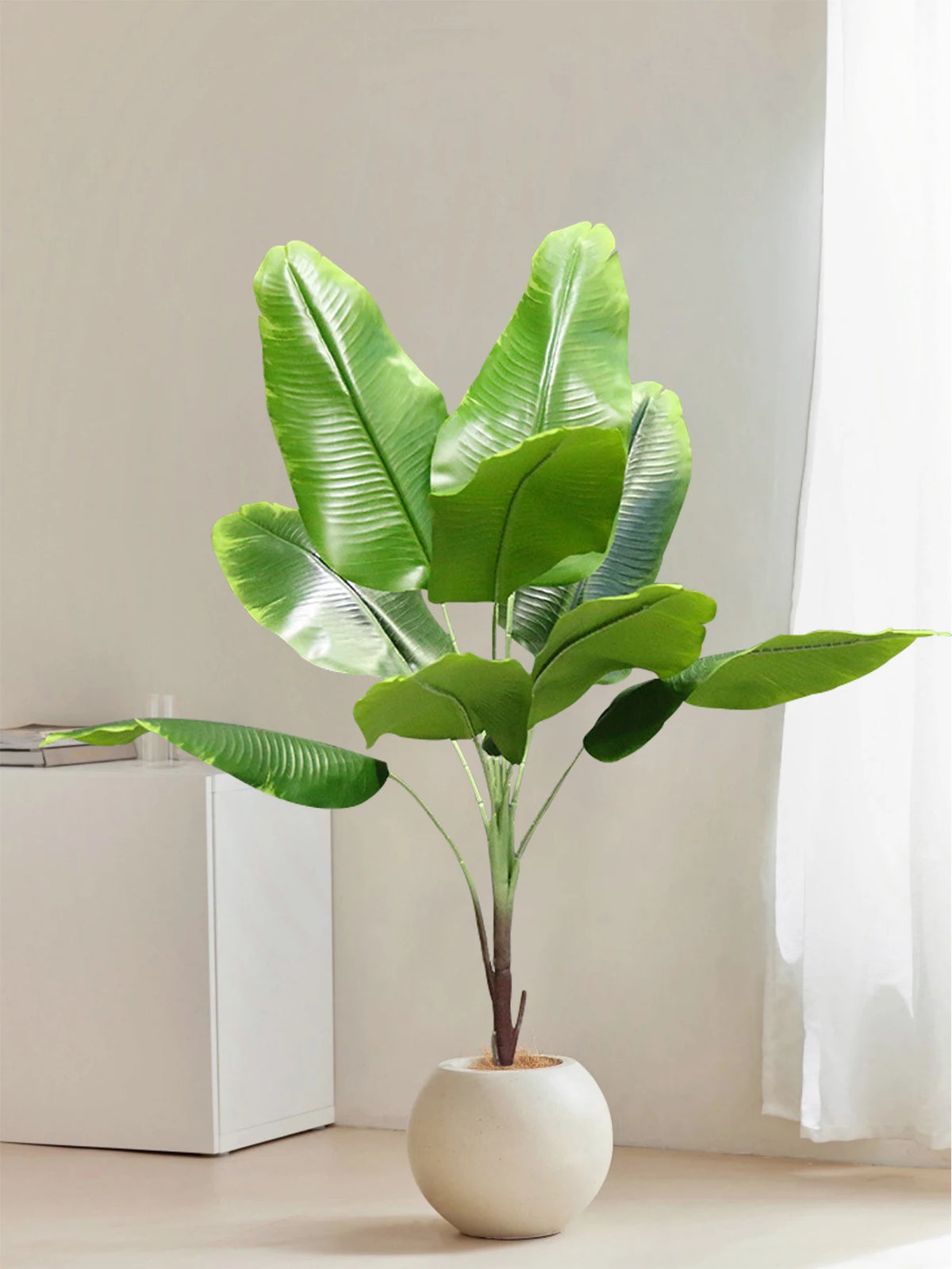 Large artificial banana trees and plastic palm trees for garden decoration - vue 3 sur 8