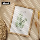 Decorative wooden photo frame for hanging or standing