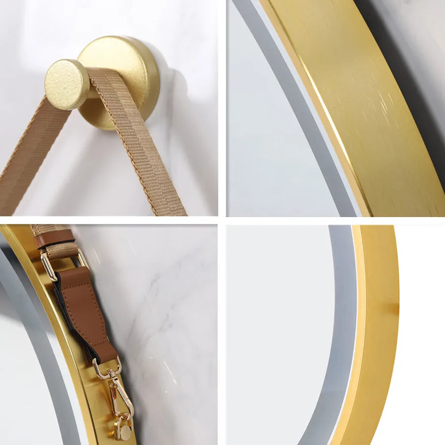 miroir lumineux rond avec intensité variable et antibuée - vue 6 sur 10