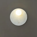 Green marble LED wall light for living room, bedside or hallway